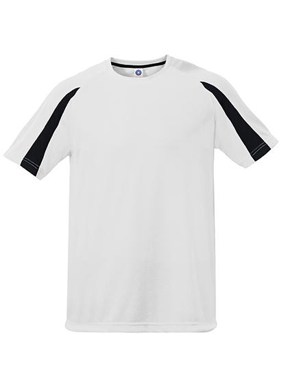 Starworld - Unisex Contrast Sports T-Shirt - White, Black