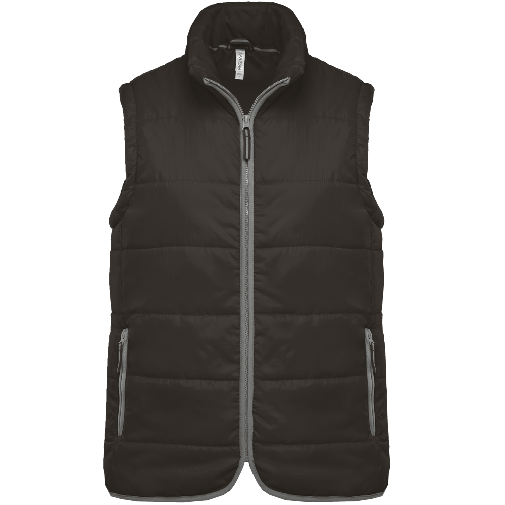 K6116 - Wattierter Bodywärmer - Dark Grey