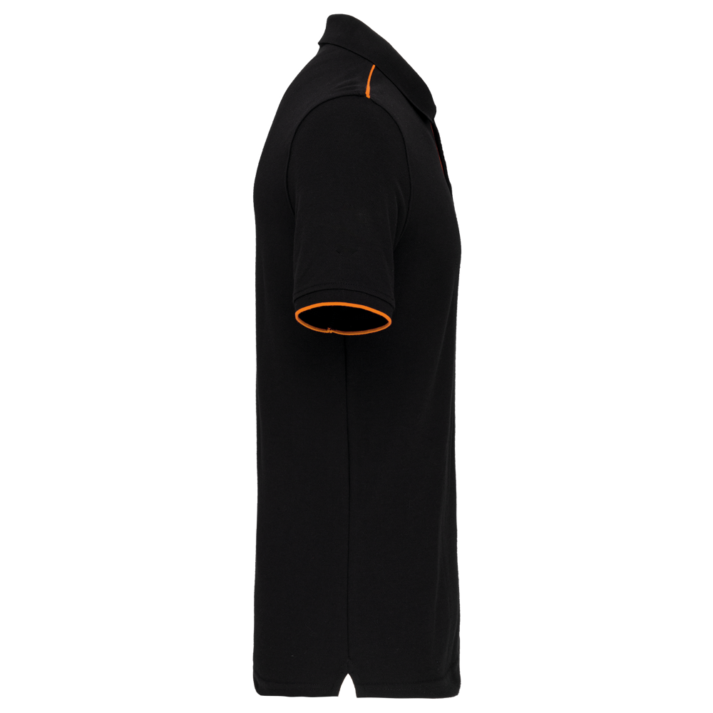 WK270 - Polo Day To Day mit kontrastfarbenen, kurzen Ärmeln