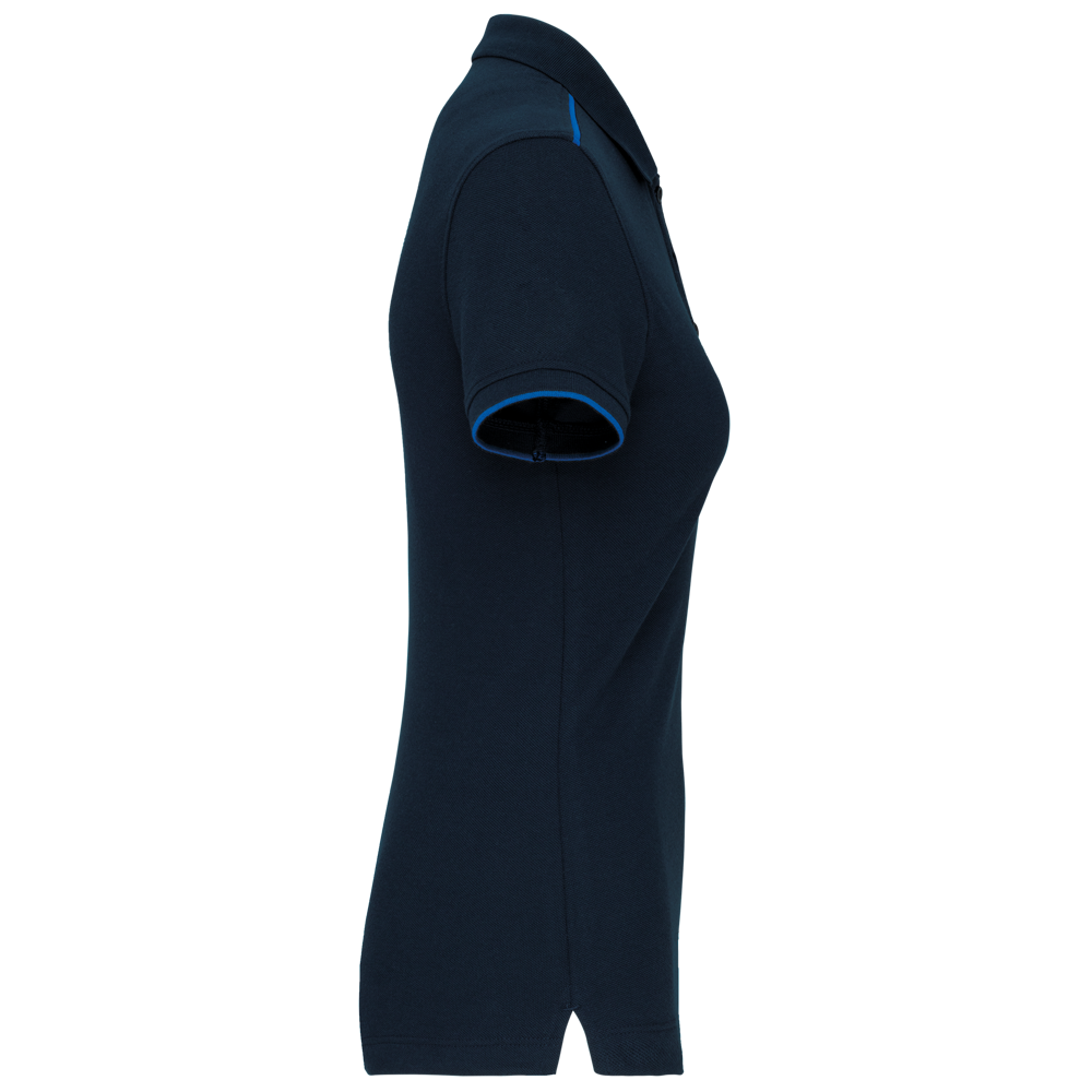 WK271 - Damen-Polohemd Day To Day mit kontrastfarbenen, kurzen Ärmeln