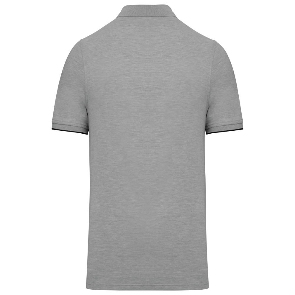 WK270X - Polo Day To Day mit kontrastfarbenen, kurzen Ärmeln